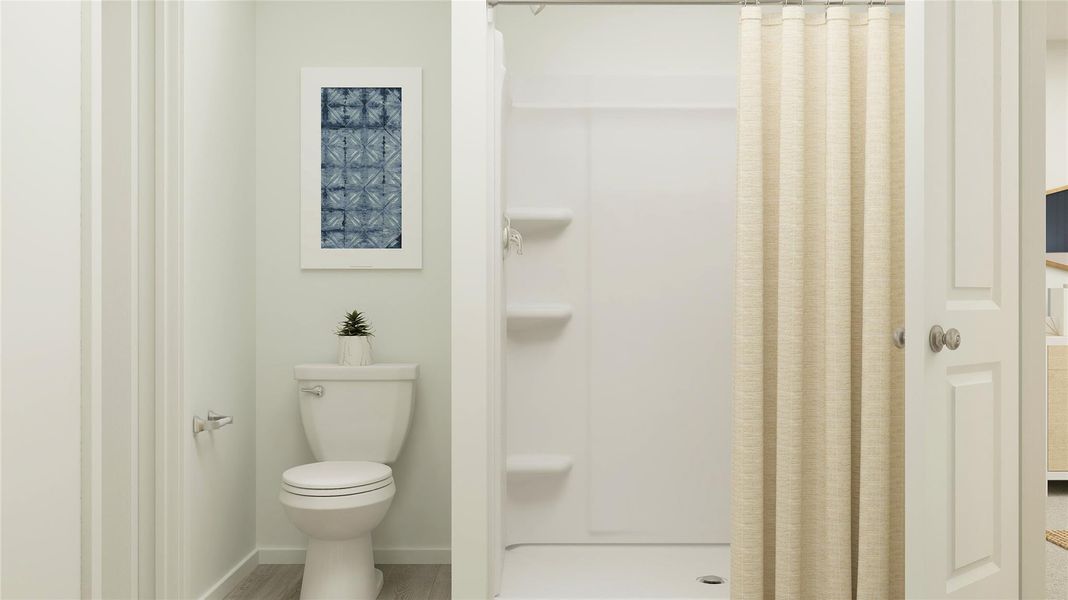 Furnished interior view inside a new home in Firefly Pointe: Classic Collection, Hutto (Image 33).