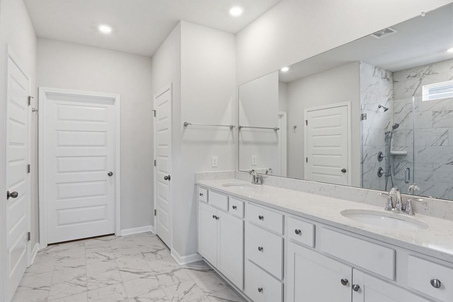 Furnished interior view inside a new home in Horizons at Summers Corner | 55+, Summerville (Image 17).
