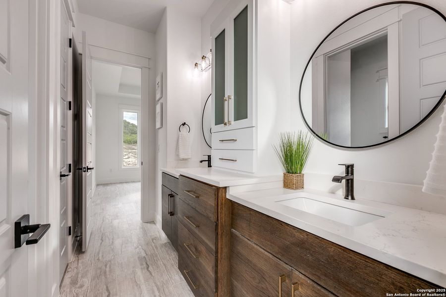 Furnished interior view inside a new home in , Mico (Image 9).