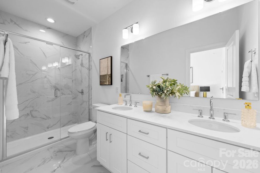 Furnished interior view inside a new home in , Charlotte (Image 5).