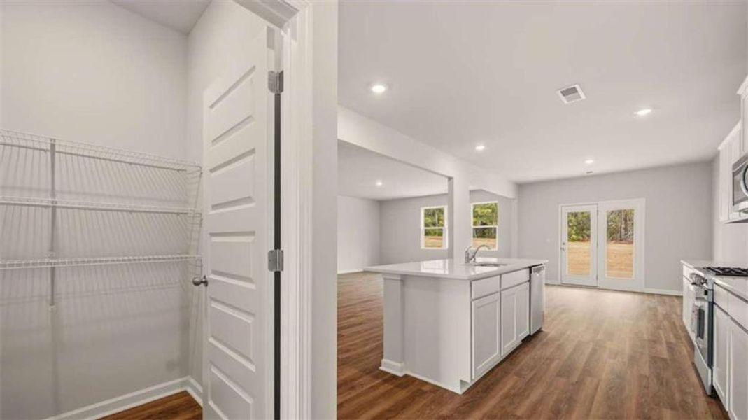 Furnished interior view inside a new home in Bridle Creek, Locust Grove (Image 4).