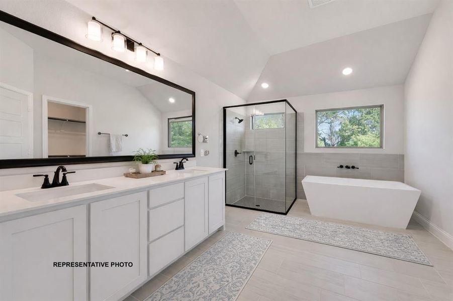 Furnished interior view inside a new home in , Springtown (Image 6).