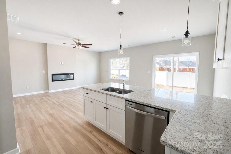 Furnished interior view inside a new home in , Charlotte (Image 4). Furnished interior view inside a new home in , Charlotte (Image 4).