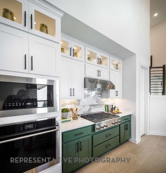 Furnished interior view inside a new home in Santa Rita Ranch, Liberty Hill (Image 17).