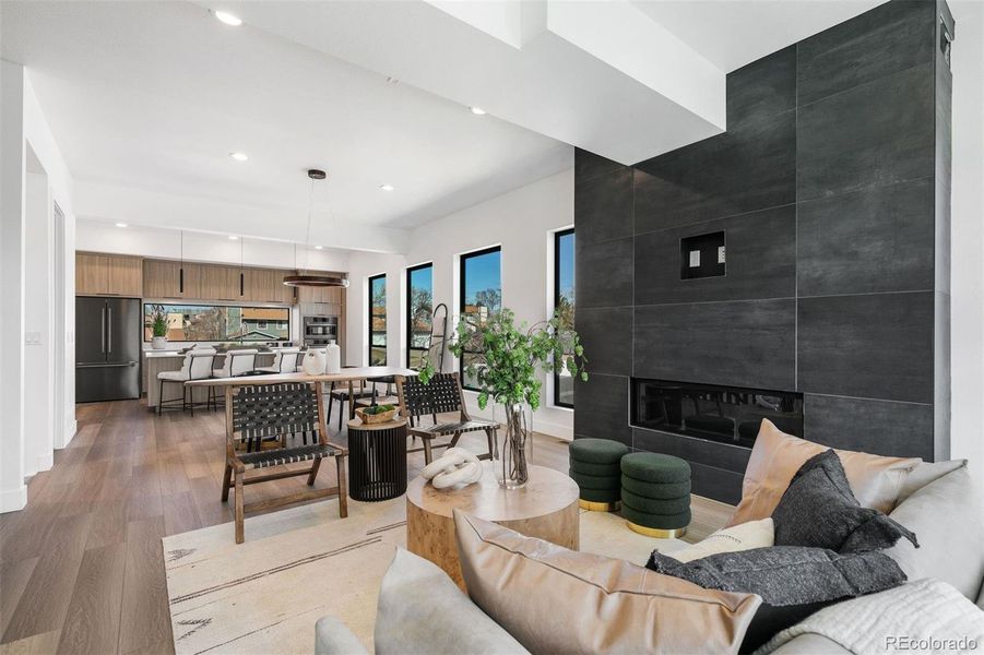 Furnished interior view inside a new home in , Colorado Springs (Image 27).