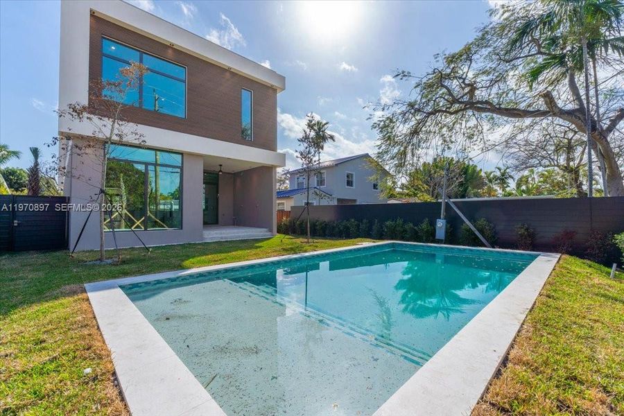 Exterior details and patio area of a home in , Hollywood (Image 3). Exterior details and patio area of a home in , Hollywood (Image 3).
