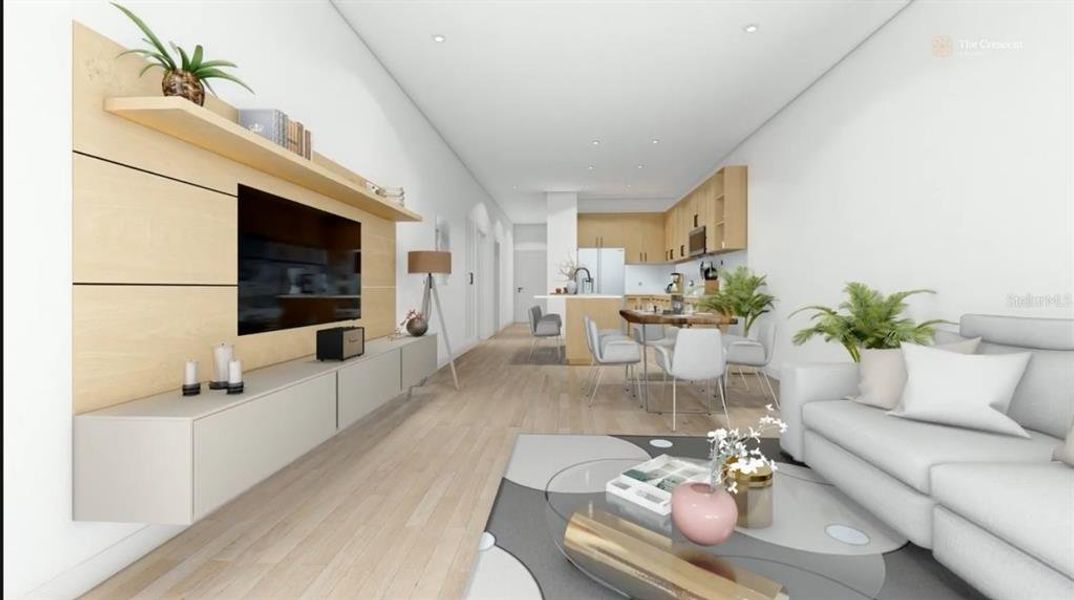 Furnished interior view inside a new home in , Reunion (Image 5).