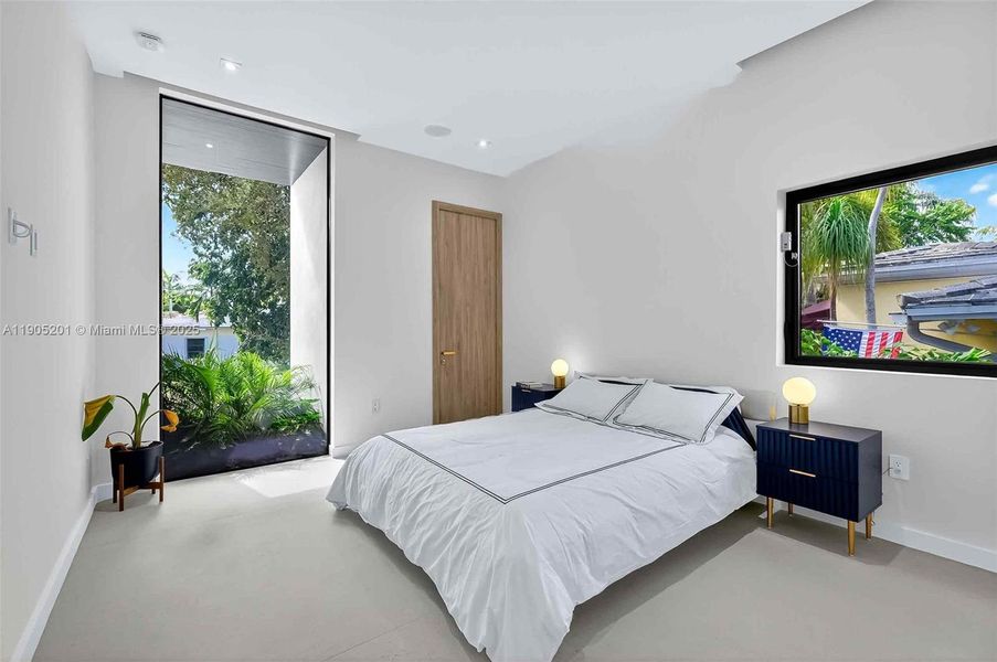 Furnished interior view inside a new home in , Miami Beach (Image 27). Furnished interior view inside a new home in , Miami Beach (Image 27).