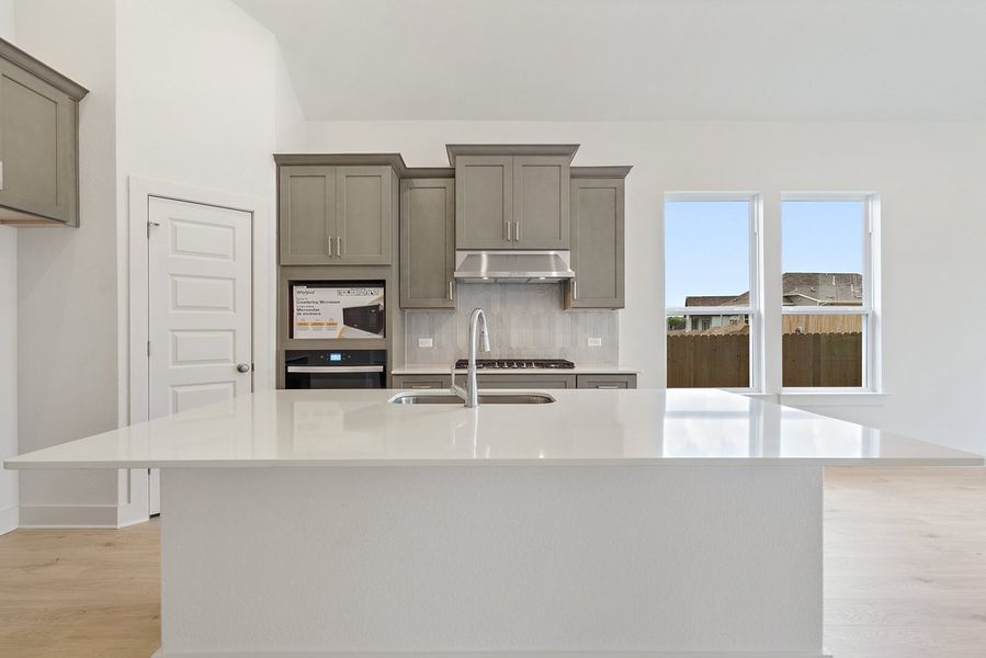Furnished interior view inside a new home in Loyola, Austin (Image 17).