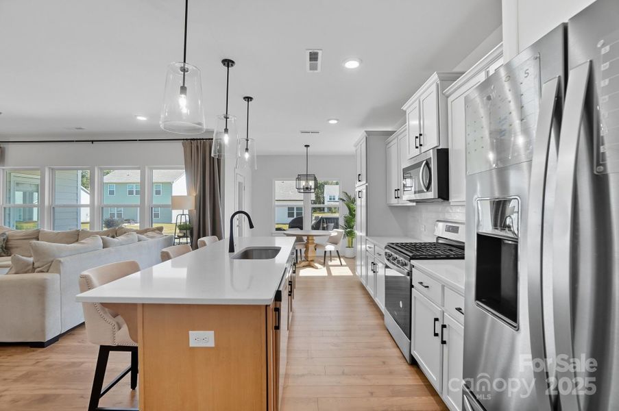 Furnished interior view inside a new home in , Monroe (Image 14).
