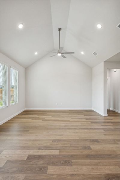 Living Room in the Masters home plan by Trophy Signature Homes – REPRESENTATIVE PHOTO