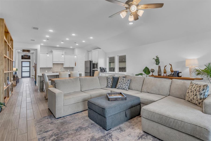 Open concept living is great for entertaining