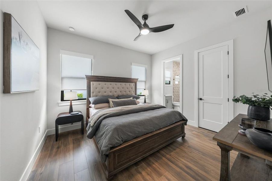 Bedroom 2 with EnSuite Bathroom and Walk-In Closet