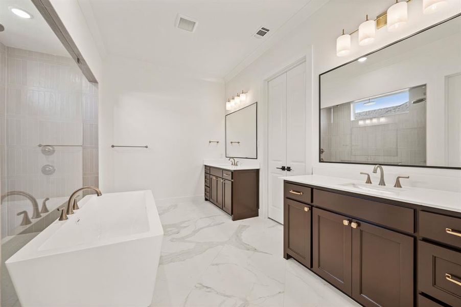 Furnished interior view inside a new home in NorthGlen, Haslet (Image 7).