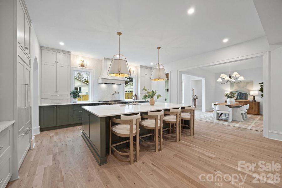 Furnished interior view inside a new home in , Charlotte (Image 11).