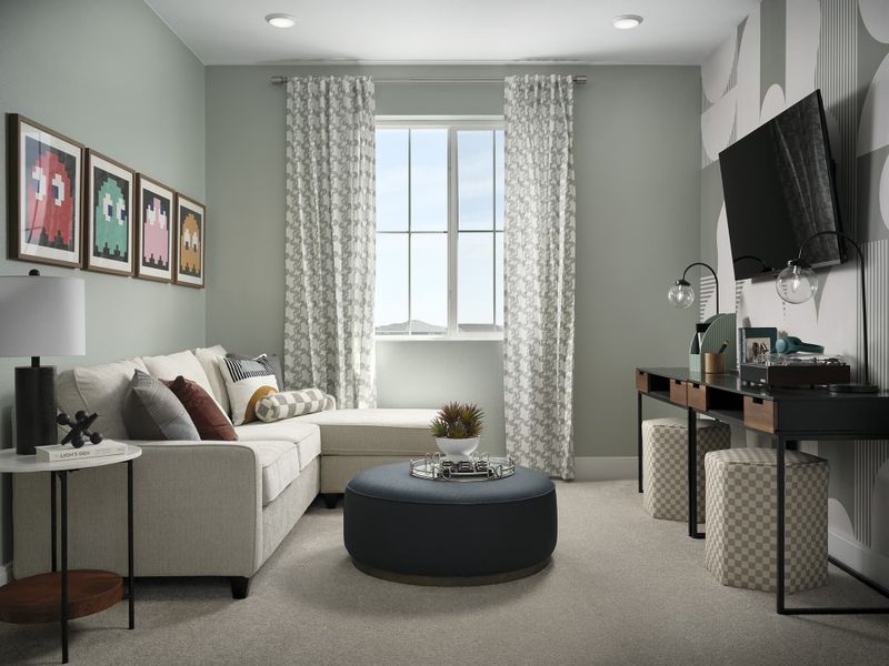 Furnished interior view inside a new home in Brighton Crossings, Brighton (Image 8).