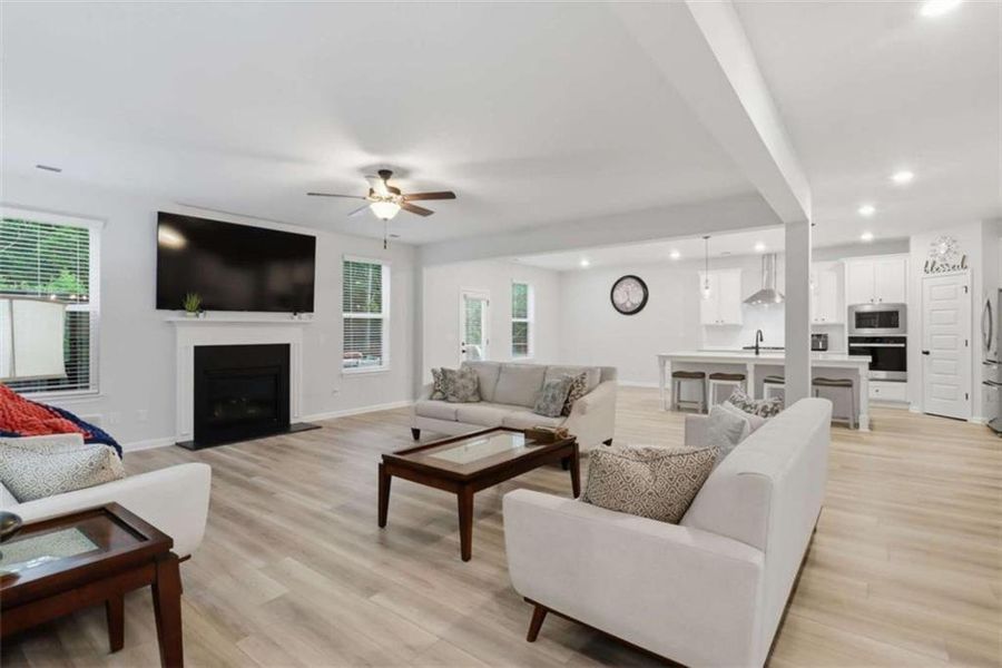 Furnished interior view inside a new home in Trinity Park, McDonough (Image 45).