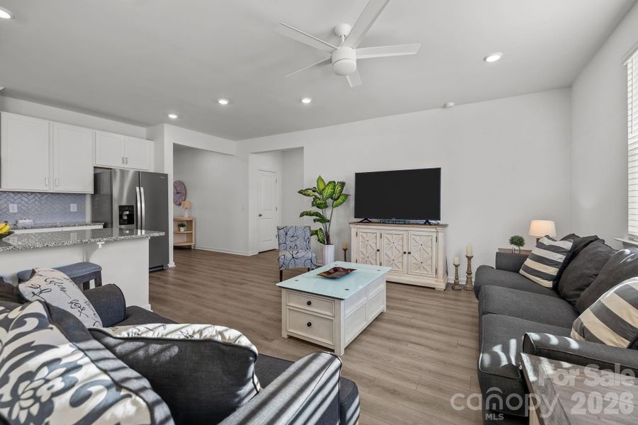 Furnished interior view inside a new home in Sheffield, Indian Trail (Image 8).