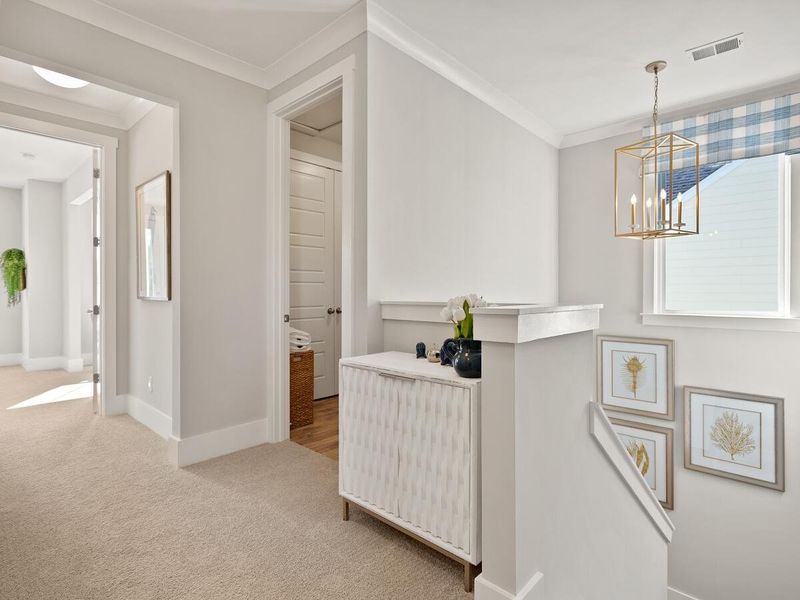 Furnished interior view inside a new home in , Ravenel (Image 18).