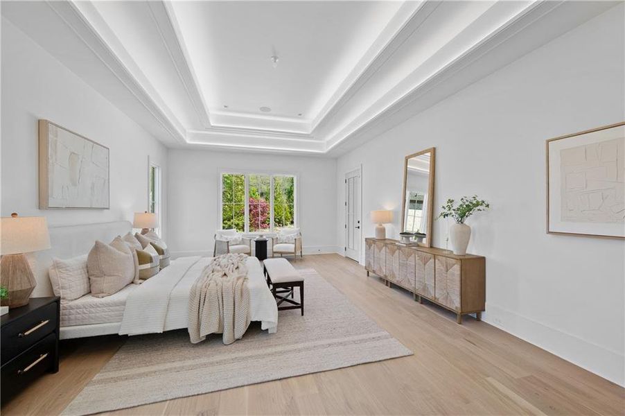 Furnished interior view inside a new home in , Milton (Image 29).