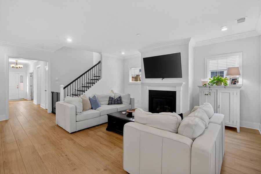 Furnished interior view inside a new home in , Summerville (Image 8).