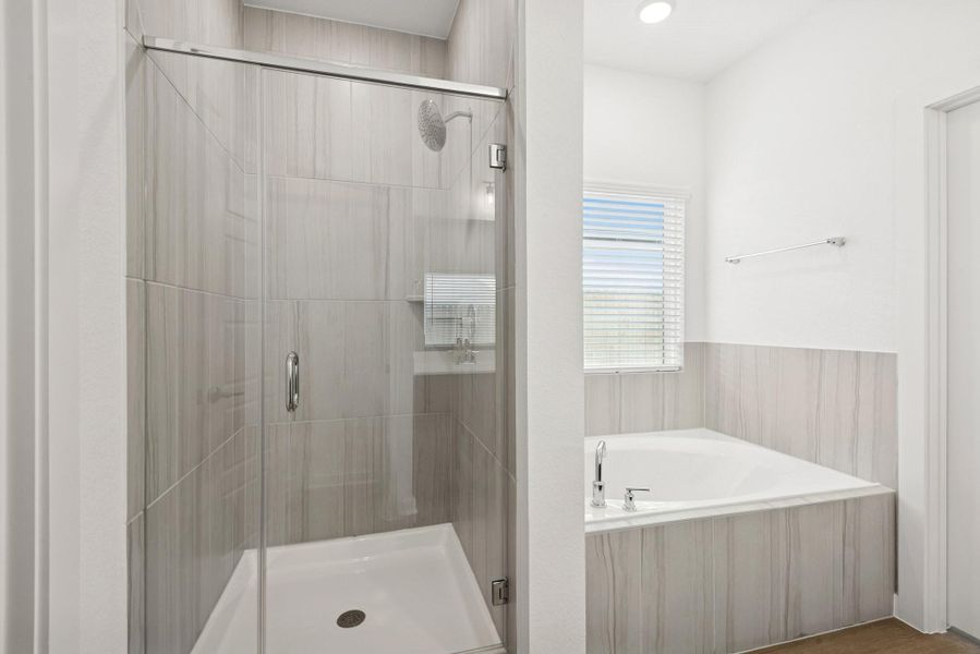 Furnished interior view inside a new home in Lone Star Landing, Montgomery (Image 6).