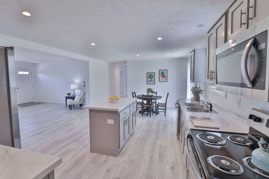 Furnished interior view inside a new home in , Cross (Image 10). Furnished interior view inside a new home in , Cross (Image 10).