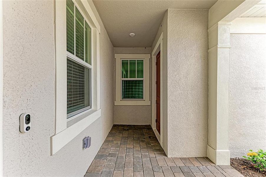 Exterior details and patio area of a home in Wellen Park, Venice (Image 2).