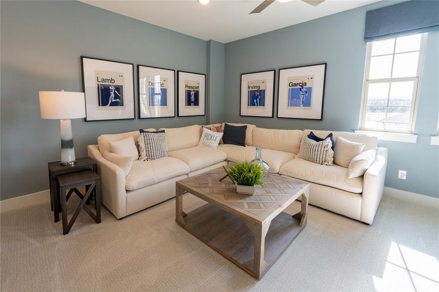 Furnished interior view inside a new home in , Prosper (Image 15).