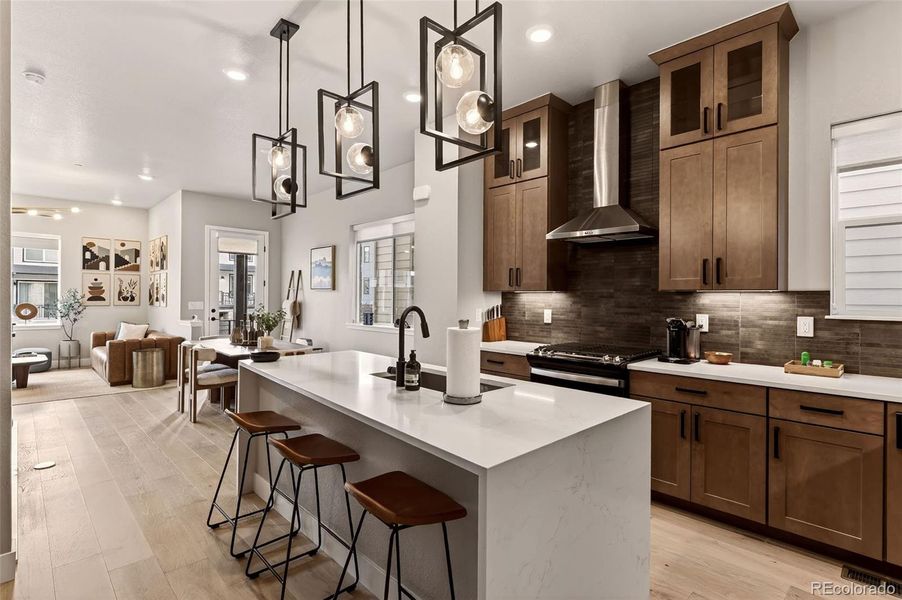 Furnished interior view inside a new home in Baseline, Broomfield (Image 14).