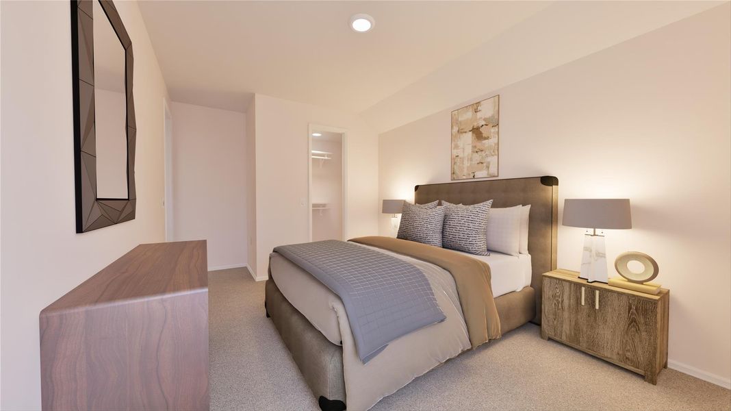 Furnished interior view inside a new home in Samara: Wentworth, League City (Image 16).