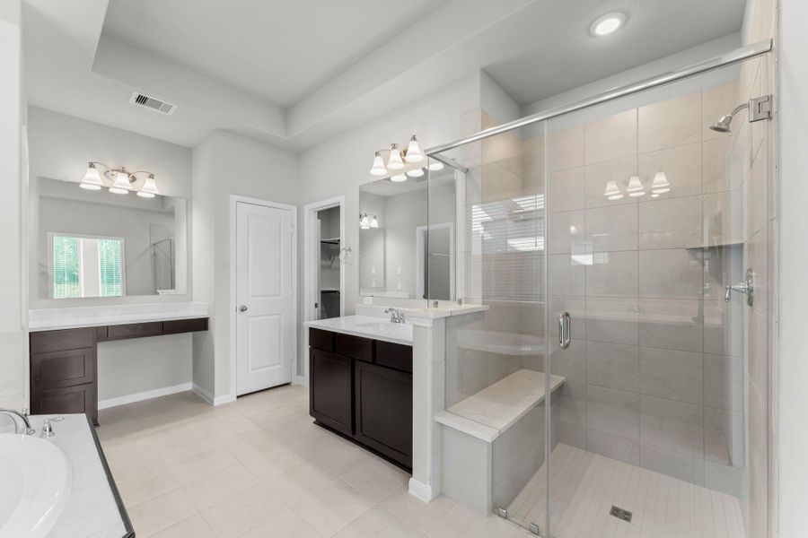 Furnished interior view inside a new home in The Highlands, Porter (Image 13).