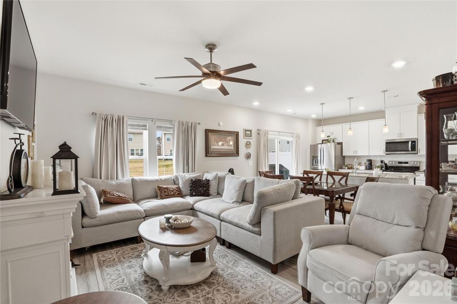 Furnished interior view inside a new home in Morgan Hills, Albemarle (Image 10).