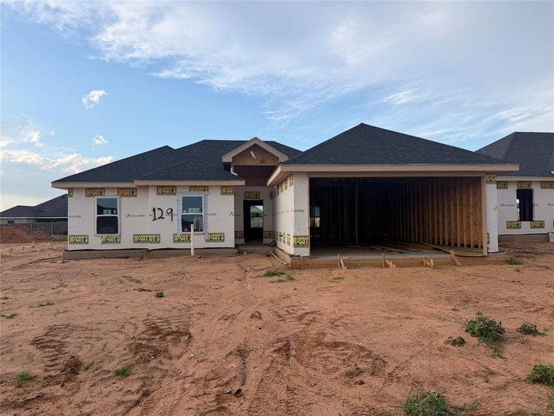 In-progress construction of a new home in , Abilene, TX (Image 3).