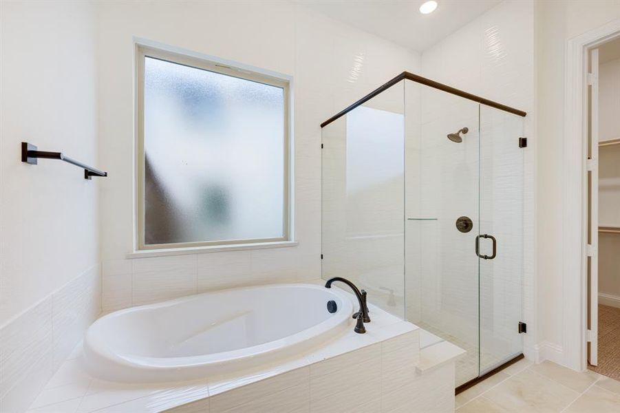 Furnished interior view inside a new home in Windsong Ranch Classic 61, Prosper (Image 13). Furnished interior view inside a new home in Windsong Ranch Classic 61, Prosper (Image 13).