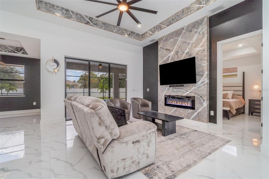 Furnished interior view inside a new home in , Cape Coral (Image 11).