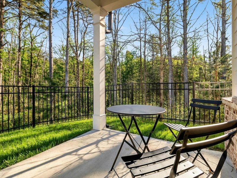 Exterior details and patio area of a home in Kelly Preserve, Loganville (Image 27).