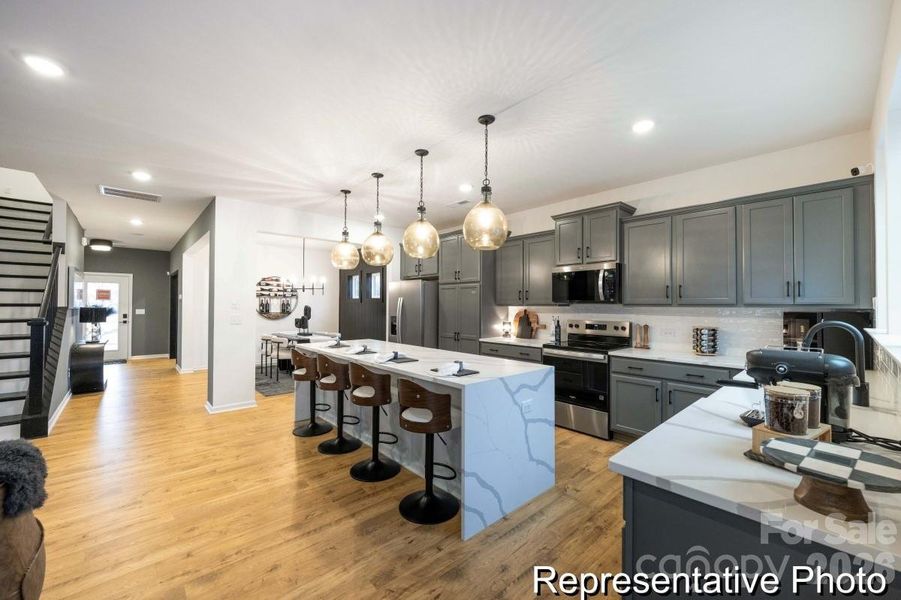 Furnished interior view inside a new home in Huntington Hills, Lincolnton (Image 21).