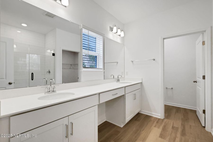 Furnished interior view inside a new home in TrailMark, St. Augustine (Image 12).