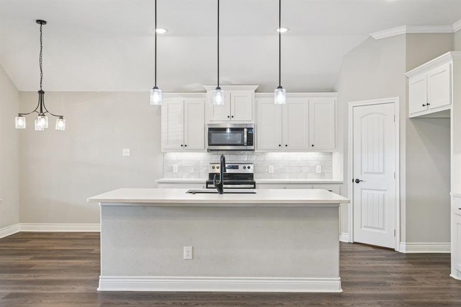 Furnished interior view inside a new home in , Greenville (Image 7). Furnished interior view inside a new home in , Greenville (Image 7).