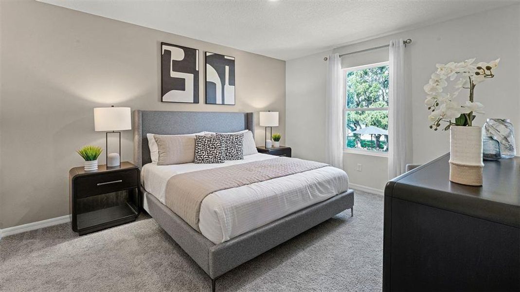 Furnished interior view inside a new home in , Orlando (Image 10).