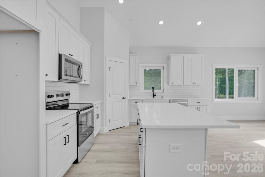 Furnished interior view inside a new home in , Bessemer City (Image 6).