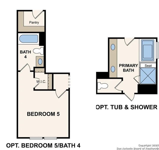 2D floor plan layout of this home in Homestead, Schertz, TX (Image 23).