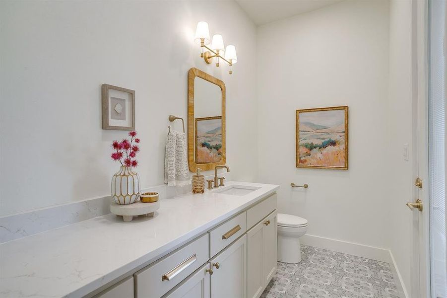 Furnished interior view inside a new home in , Burleson (Image 17).