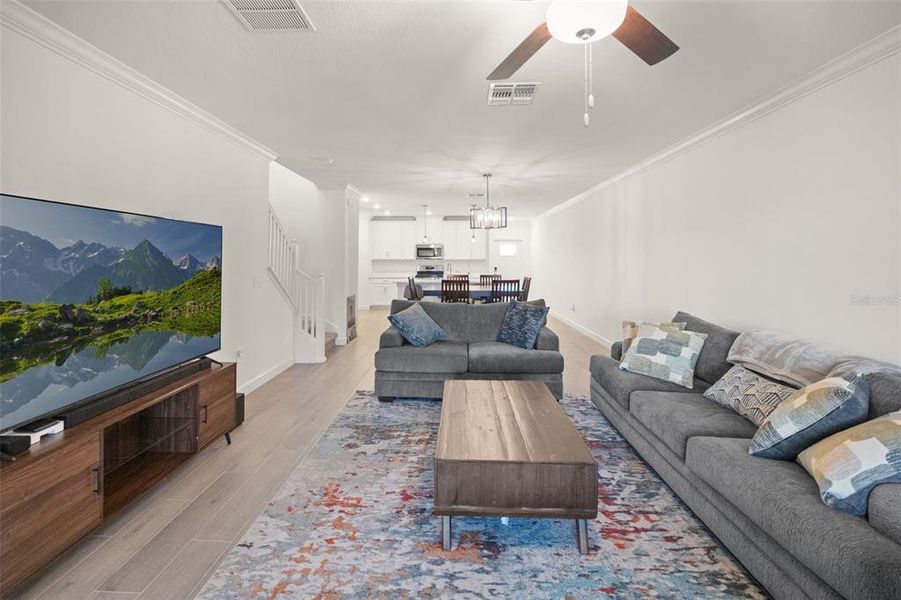 Furnished interior view inside a new home in Southshore Bay Active Adult, Wimauma (Image 15).