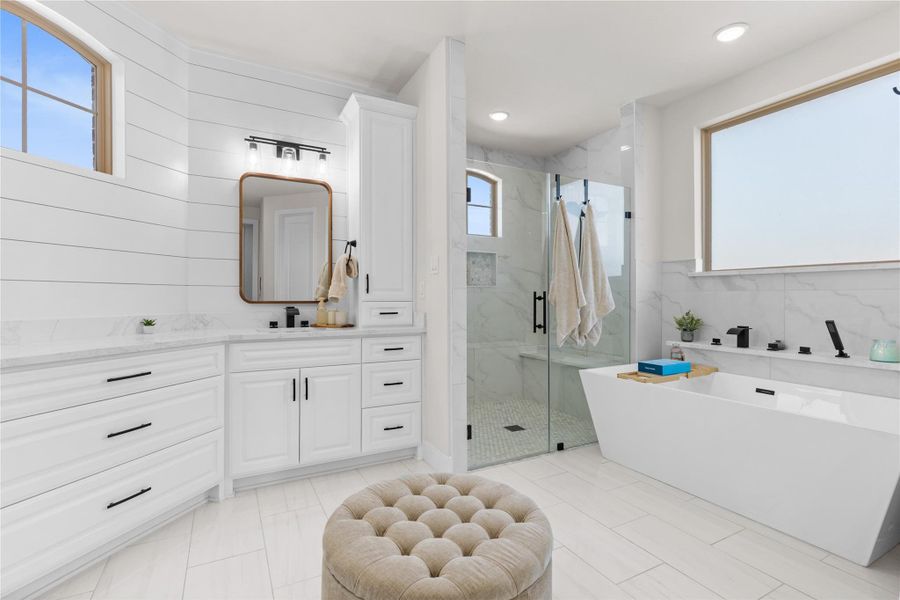 Furnished interior view inside a new home in Bentwater, Montgomery (Image 15).