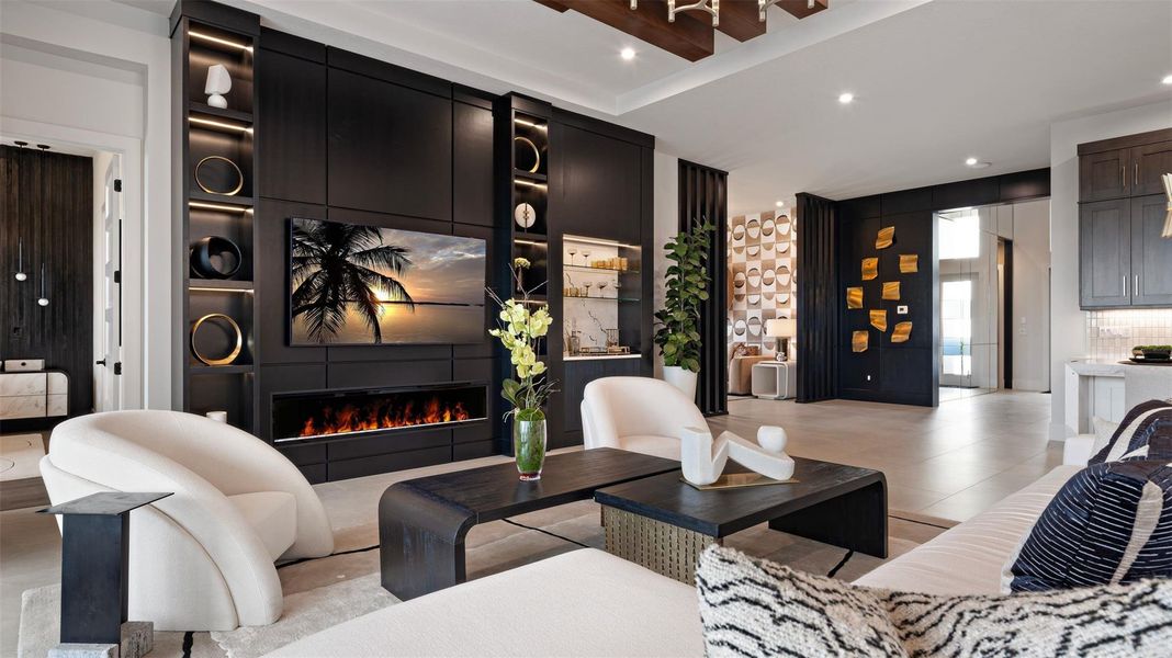 Furnished interior view inside a new home in L'Ambiance at Avenir, Palm Beach Gardens (Image 39).