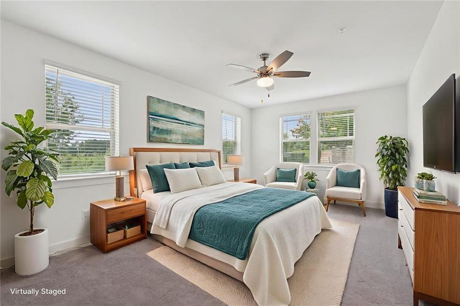 Furnished interior view inside a new home in , Cumming (Image 13). Furnished interior view inside a new home in , Cumming (Image 13).