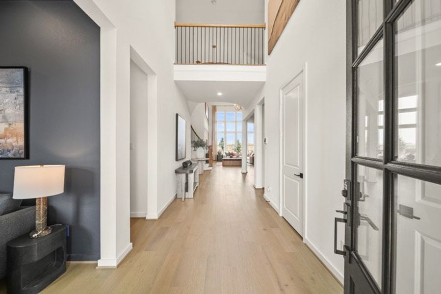 Furnished interior view inside a new home in Meridiana 40', 65', Manvel (Image 9). Furnished interior view inside a new home in Meridiana 40', 65', Manvel (Image 9).