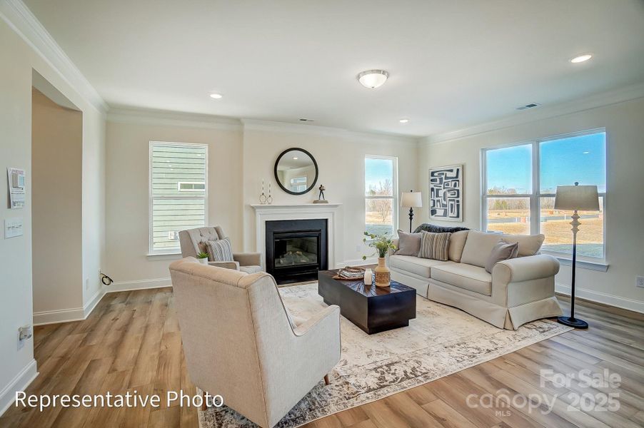 Furnished interior view inside a new home in Ashton Park, Monroe (Image 2).